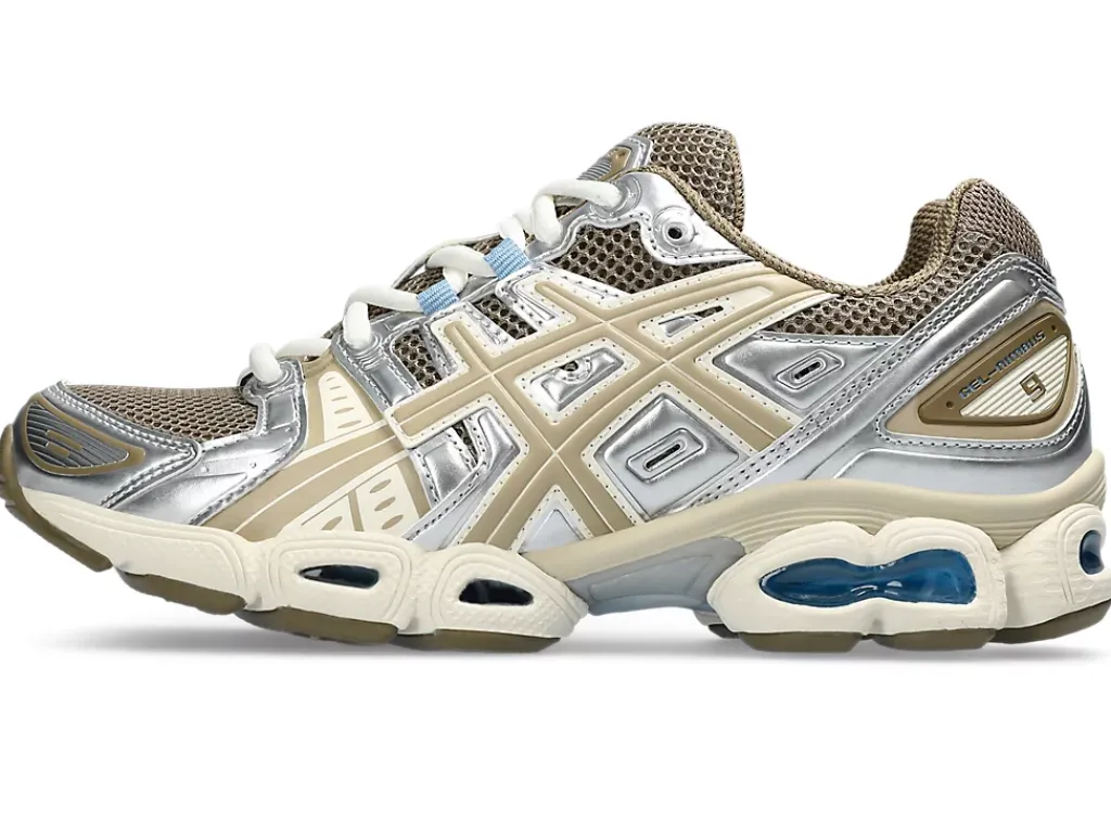 GEL-NIMBUS 9|Nieuw binnen>ASICS GEL-NIMBUS 9 Pepper/Wood Crepe