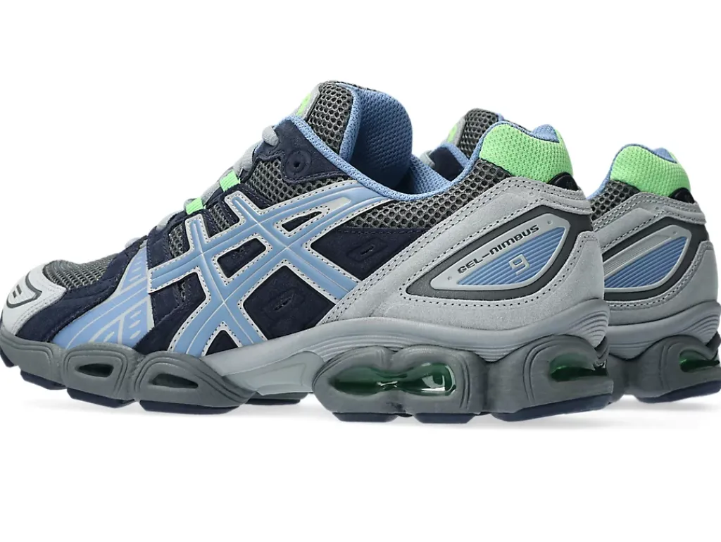 GEL-NIMBUS 9|SportStyle>ASICS GEL-NIMBUS 9 Steel Grey/Blue Harmony