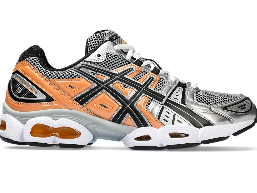 Sportstyle|GEL-NIMBUS 9>ASICS GEL-NIMBUS 9 Sheet Rock/Orange Lily