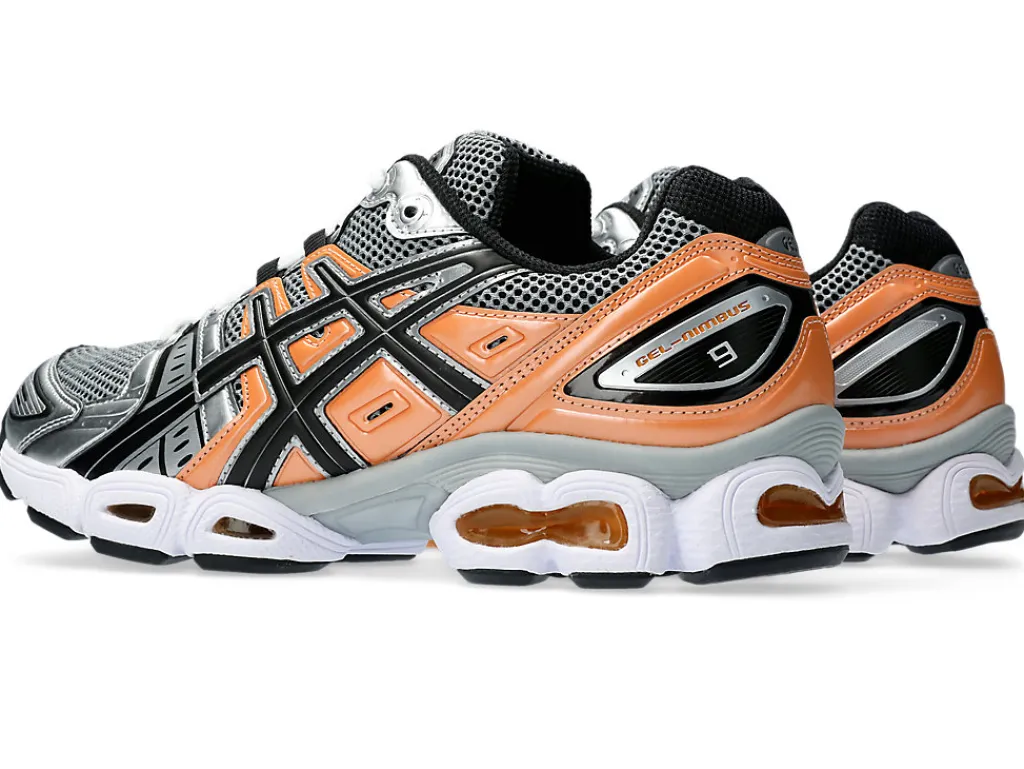 Sportstyle|GEL-NIMBUS 9>ASICS GEL-NIMBUS 9 Sheet Rock/Orange Lily