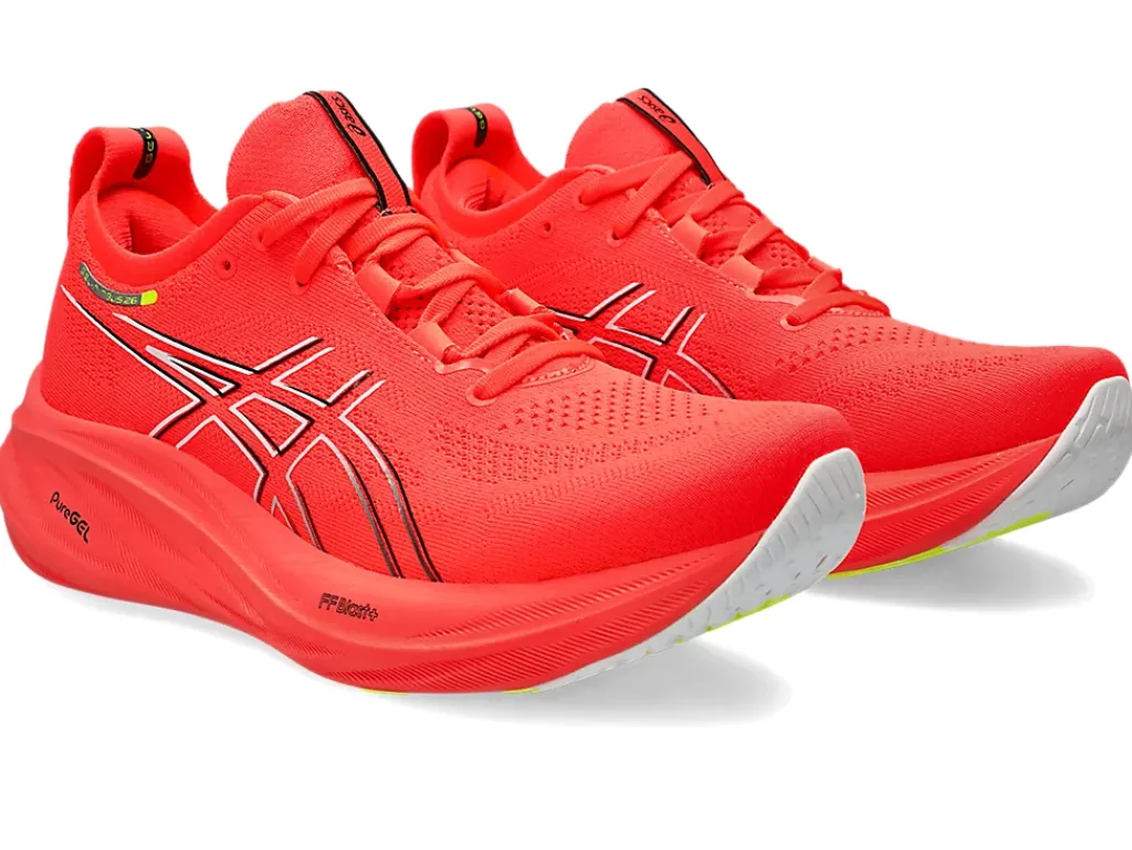 GEL-NIMBUS™|Hardloopschoenen>ASICS GEL-NIMBUS 26 Sunrise Red/Black
