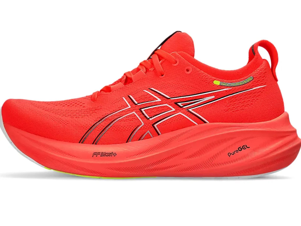 GEL-NIMBUS™|Hardloopschoenen>ASICS GEL-NIMBUS 26 Sunrise Red/Black