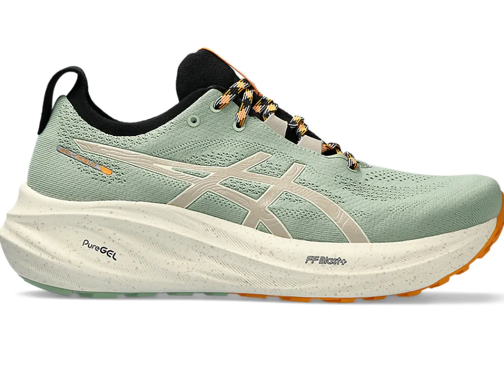GEL-NIMBUS™|Hardloopschoenen>ASICS GEL-NIMBUS 26 TR Nature Bathing/Fellow Yellow