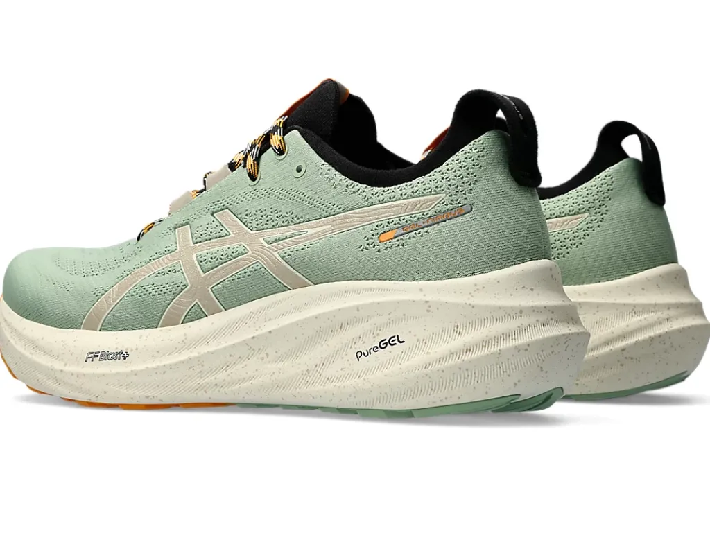 GEL-NIMBUS™|Hardloopschoenen>ASICS GEL-NIMBUS 26 TR Nature Bathing/Fellow Yellow