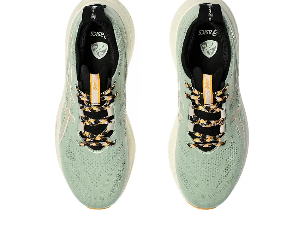 GEL-NIMBUS™|Hardloopschoenen>ASICS GEL-NIMBUS 26 TR Nature Bathing/Fellow Yellow