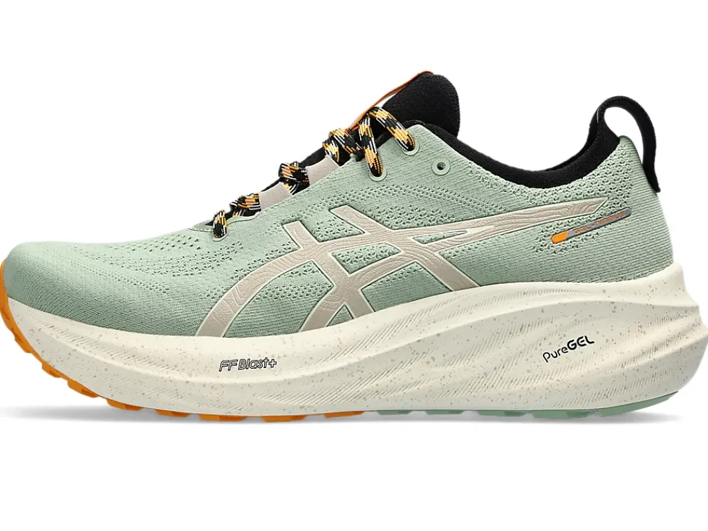 GEL-NIMBUS™|Hardloopschoenen>ASICS GEL-NIMBUS 26 TR Nature Bathing/Fellow Yellow