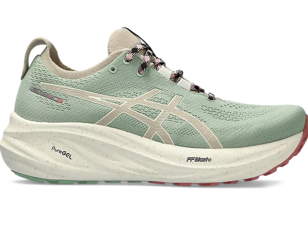 GEL-NIMBUS™|Hardloopschoenen>ASICS GEL-NIMBUS 26 TR Nature Bathing/Rose Rougue