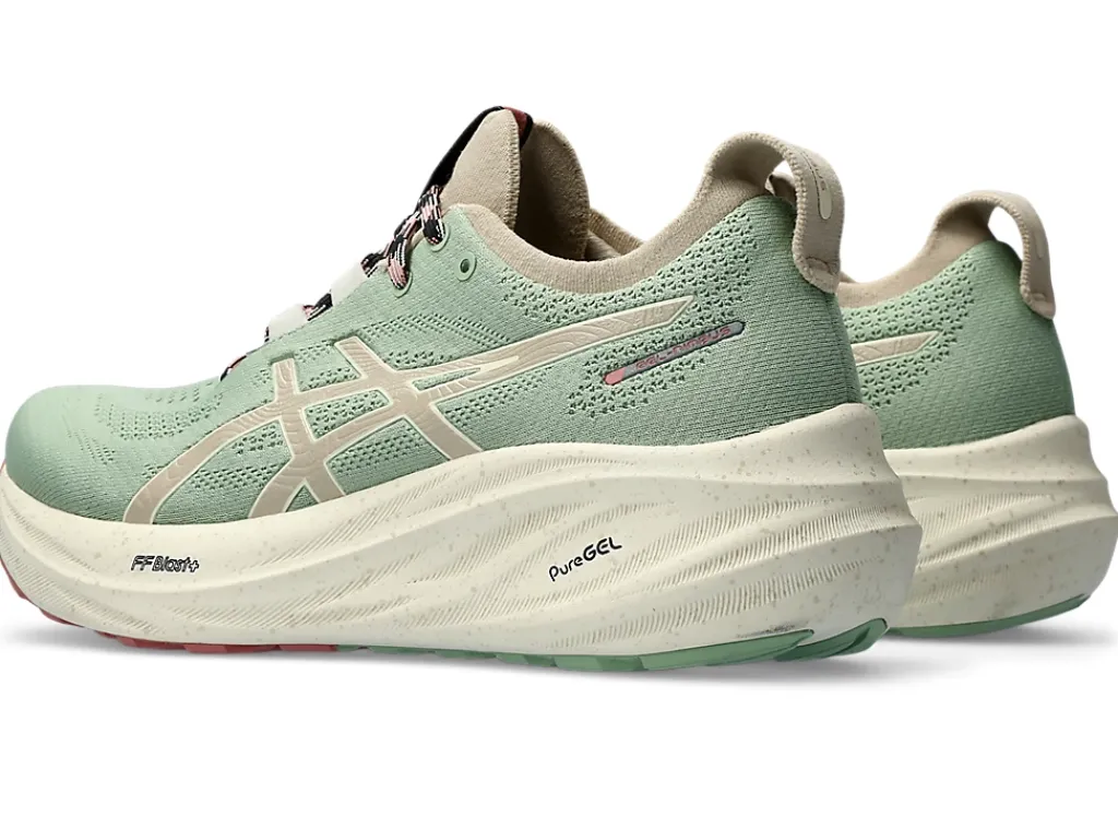GEL-NIMBUS™|Hardloopschoenen>ASICS GEL-NIMBUS 26 TR Nature Bathing/Rose Rougue