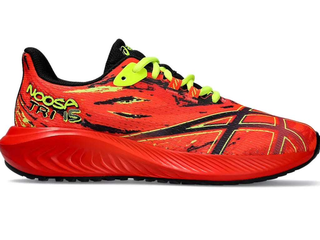 Run faster|NOOSA TRI™>ASICS GEL-NOOSA TRI 15 GS Sunrise Red/Black