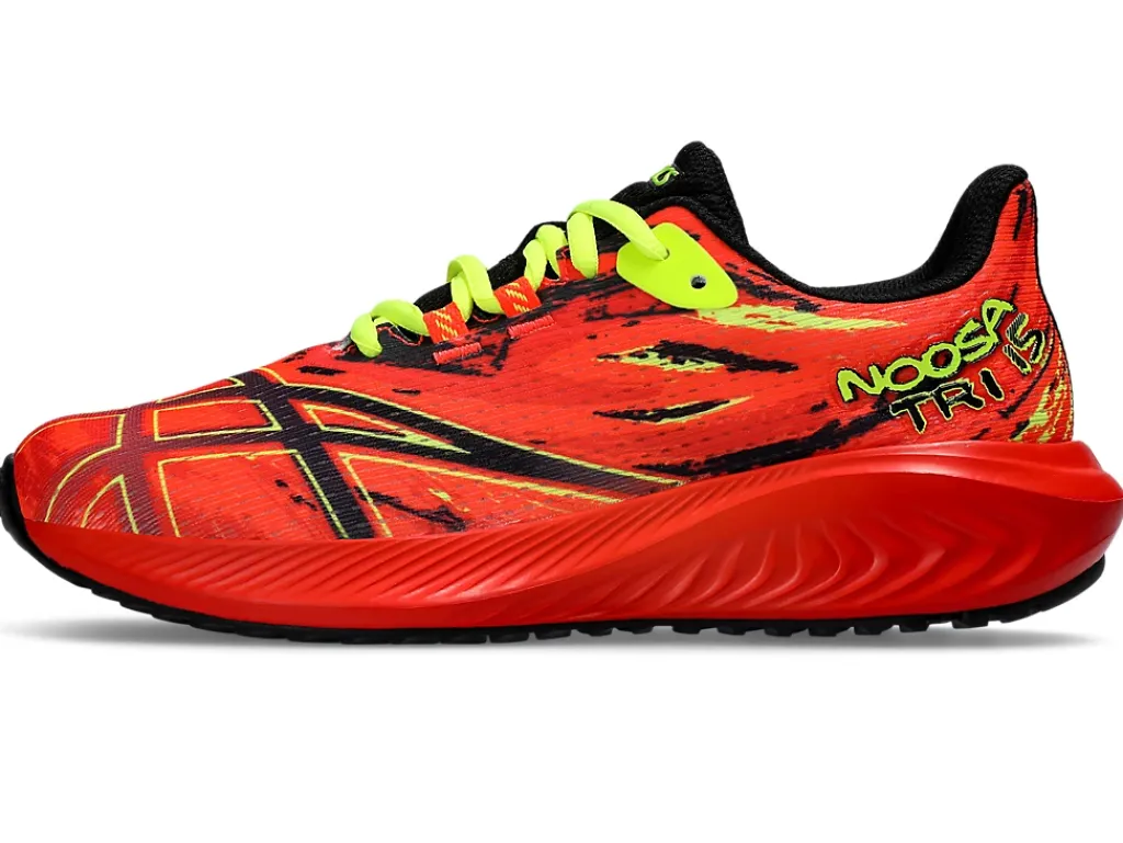 Run faster|NOOSA TRI™>ASICS GEL-NOOSA TRI 15 GS Sunrise Red/Black