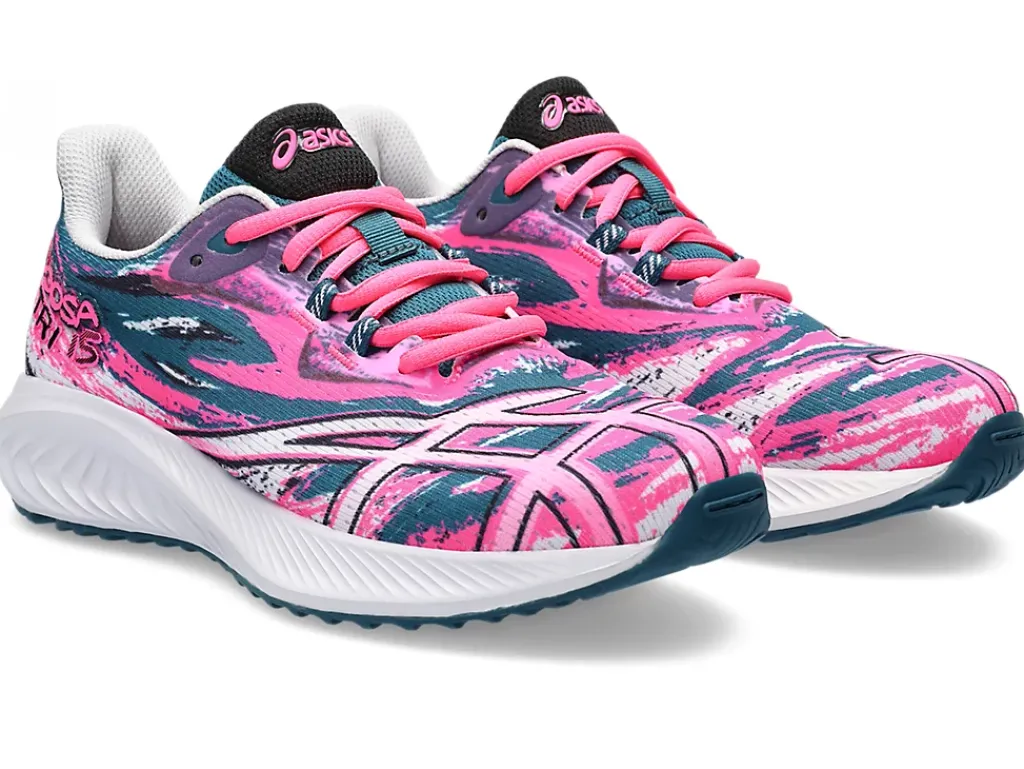 NOOSA TRI™|Run faster>ASICS GEL-NOOSA TRI 15 GS Hot Pink/Lilac Hint