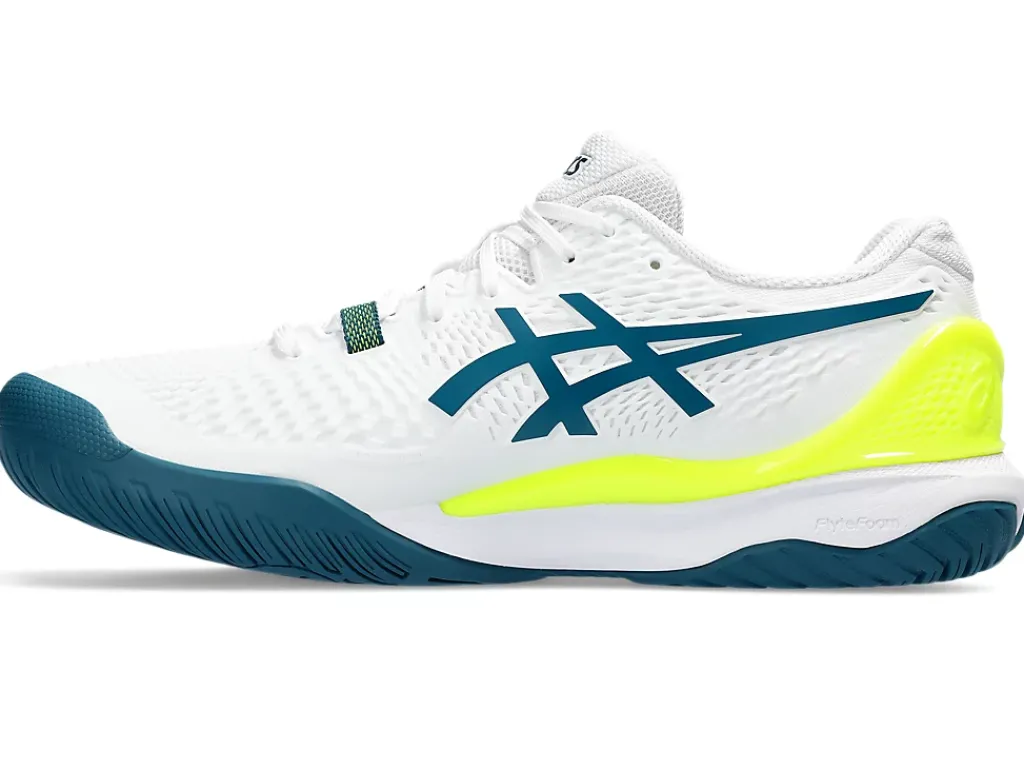 GEL-RESOLUTION™|Tennisschoenen>ASICS GEL-RESOLUTION 9 White/Restful Teal