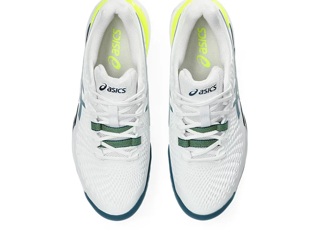 GEL-RESOLUTION™|Tennisschoenen>ASICS GEL-RESOLUTION 9 White/Restful Teal