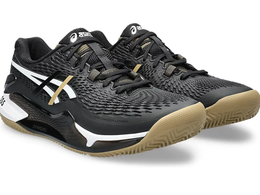 GEL-RESOLUTION™|Tennisschoenen>ASICS GEL-RESOLUTION 9 CLAY Black/Camel