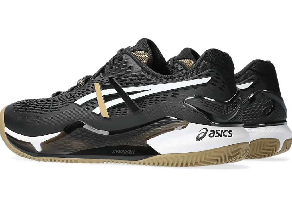 GEL-RESOLUTION™|Tennisschoenen>ASICS GEL-RESOLUTION 9 CLAY Black/Camel
