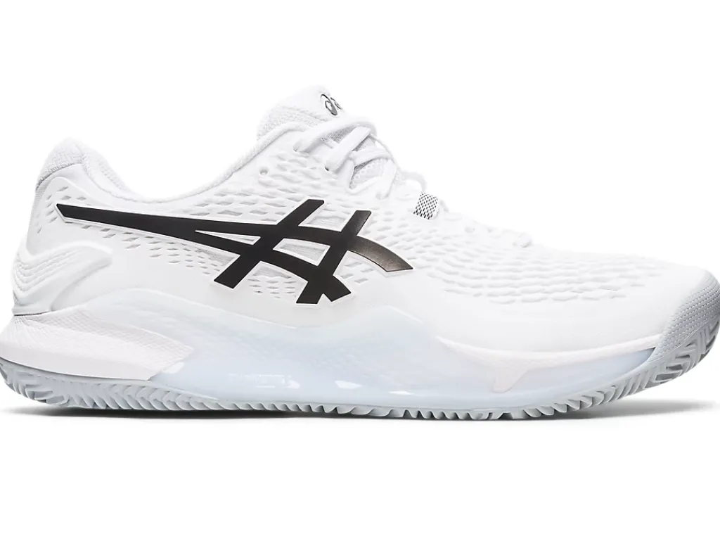 GEL-RESOLUTION™|Tennisschoenen>ASICS GEL-RESOLUTION 9 CLAY White/Black