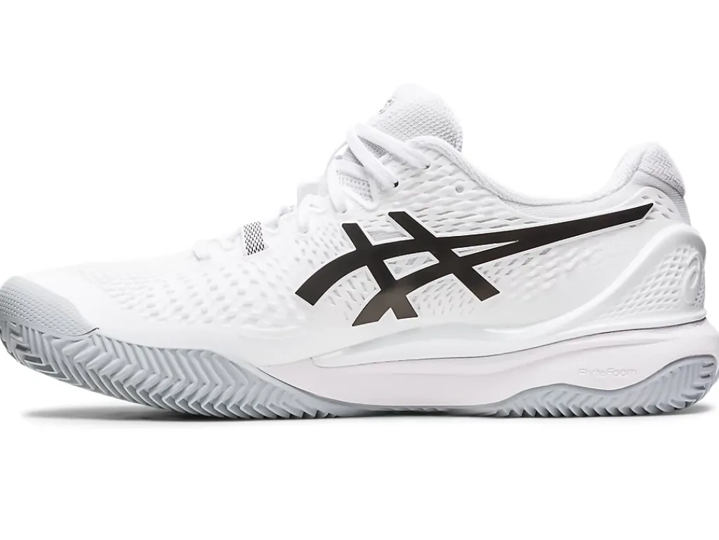 GEL-RESOLUTION™|Tennisschoenen>ASICS GEL-RESOLUTION 9 CLAY White/Black