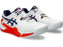 GEL-RESOLUTION™|Tennisschoenen>ASICS GEL-RESOLUTION 9 CLAY White/Blue Expanse