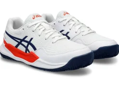 GEL-RESOLUTION™|Tennisschoenen>ASICS GEL-RESOLUTION 9 GS CLAY White/Blue Expanse