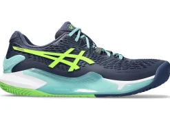 Padel|Schoenen>ASICS GEL-RESOLUTION 9 PADEL Thunder Blue/Electric Lime