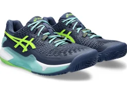 Padel|Schoenen>ASICS GEL-RESOLUTION 9 PADEL Thunder Blue/Electric Lime