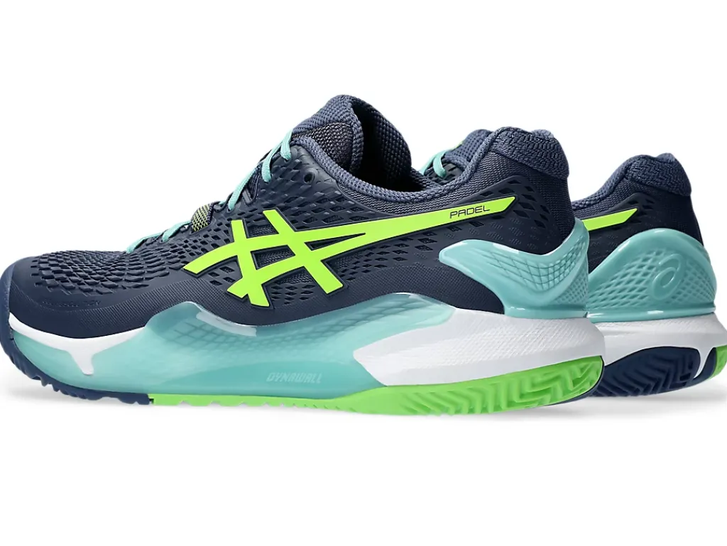 Padel|Schoenen>ASICS GEL-RESOLUTION 9 PADEL Thunder Blue/Electric Lime