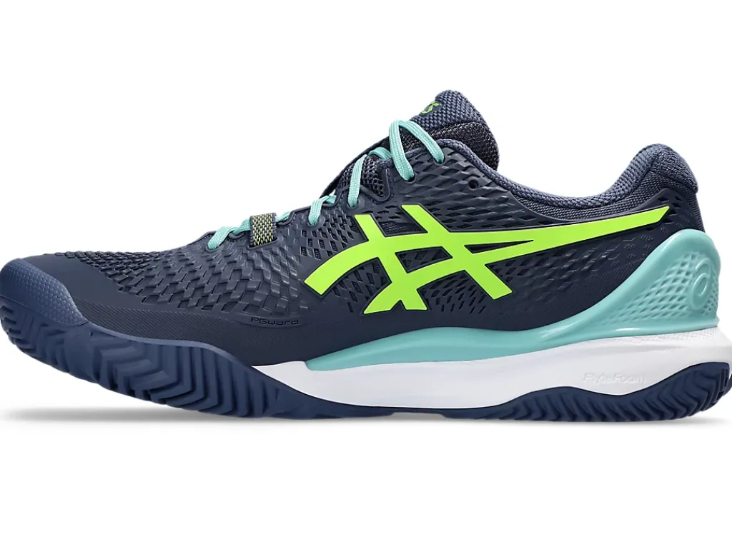Padel|Schoenen>ASICS GEL-RESOLUTION 9 PADEL Thunder Blue/Electric Lime