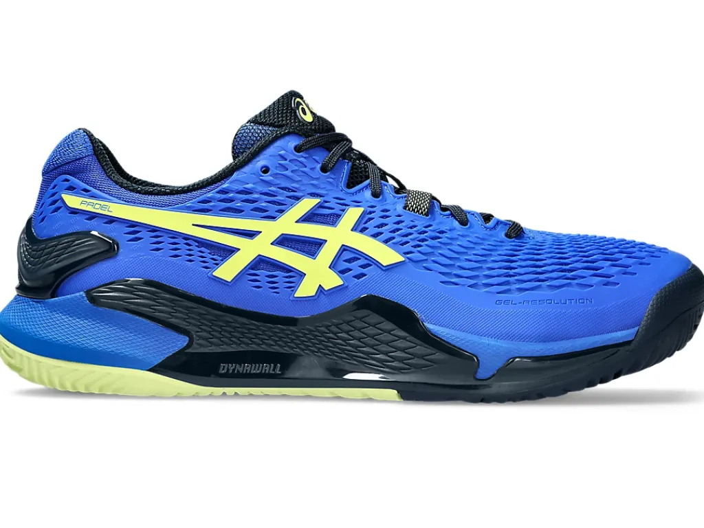 Padel|Padel>ASICS GEL-RESOLUTION 9 PADEL Illusion Blue/Glow Yellow