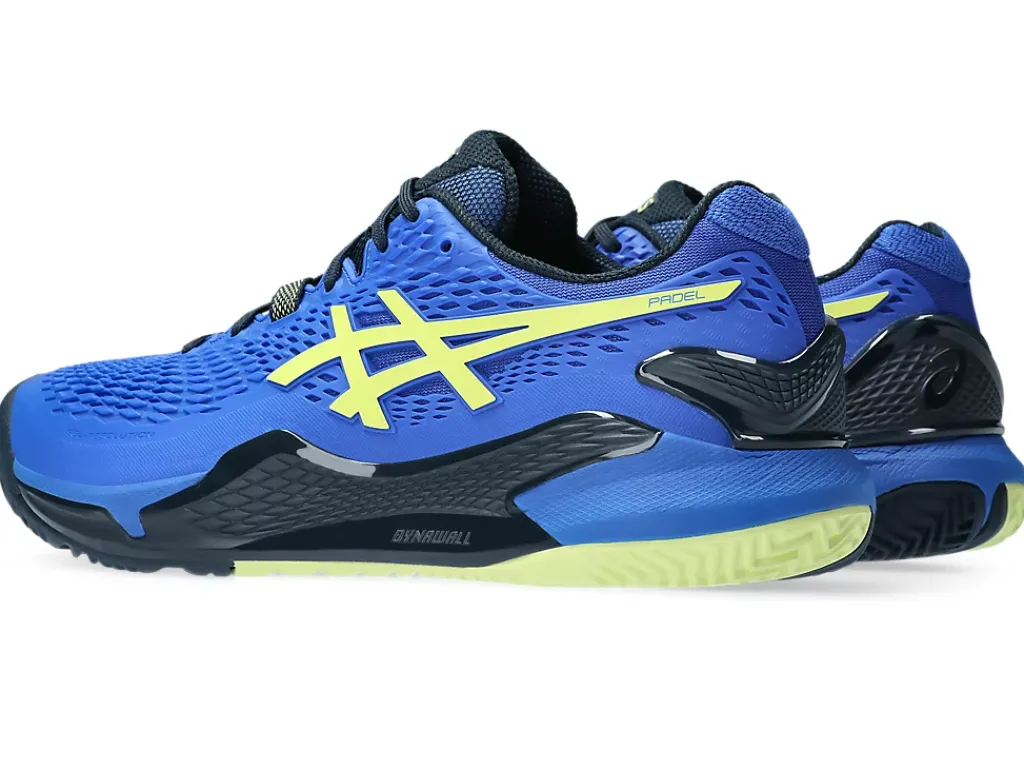 Padel|Padel>ASICS GEL-RESOLUTION 9 PADEL Illusion Blue/Glow Yellow