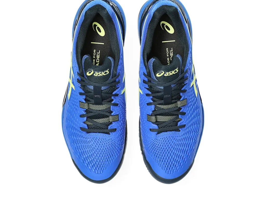 Padel|Padel>ASICS GEL-RESOLUTION 9 PADEL Illusion Blue/Glow Yellow
