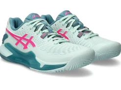 Padel|Padel>ASICS GEL-RESOLUTION 9 PADEL Soothing Sea/Hot Pink