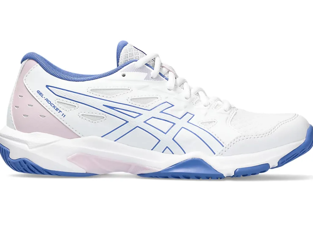 Squash & badminton|Handbal>ASICS GEL-ROCKET 11 White/Sapphire