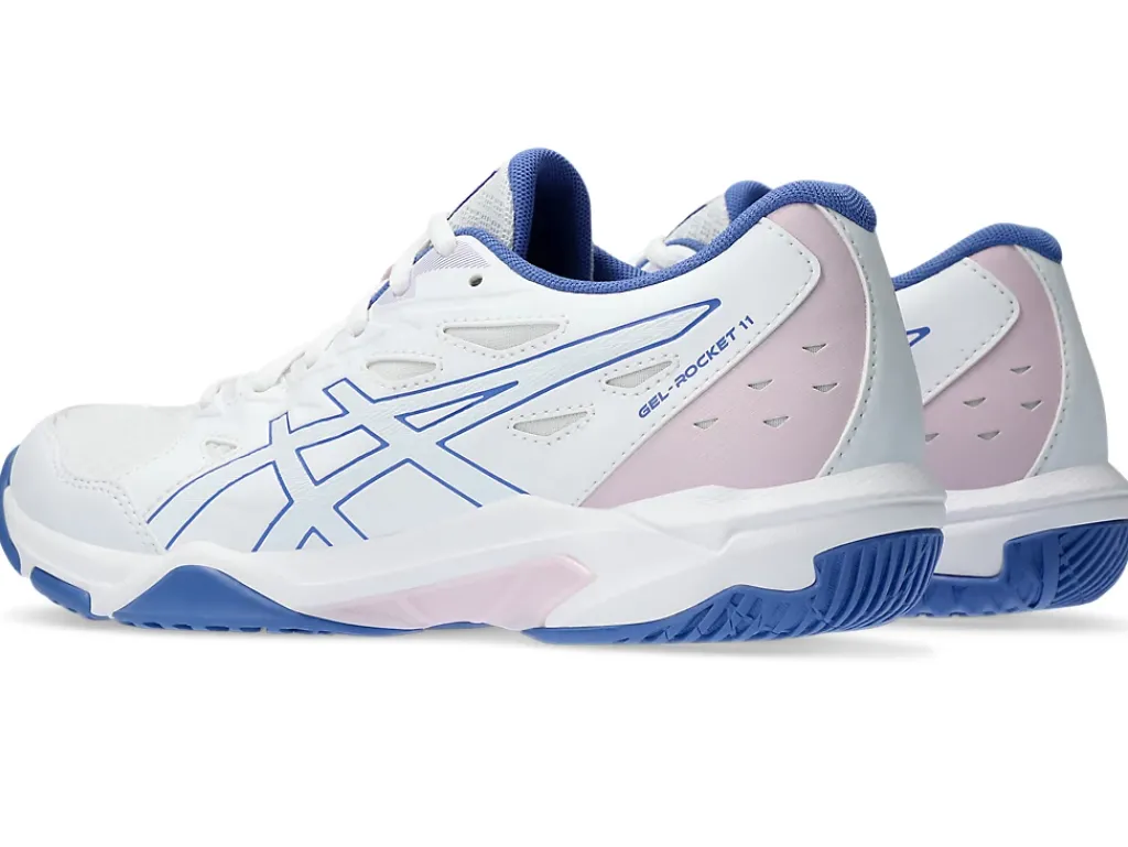 Squash & badminton|Handbal>ASICS GEL-ROCKET 11 White/Sapphire