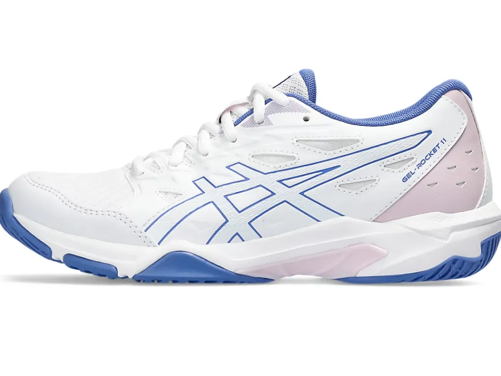 Squash & badminton|Handbal>ASICS GEL-ROCKET 11 White/Sapphire