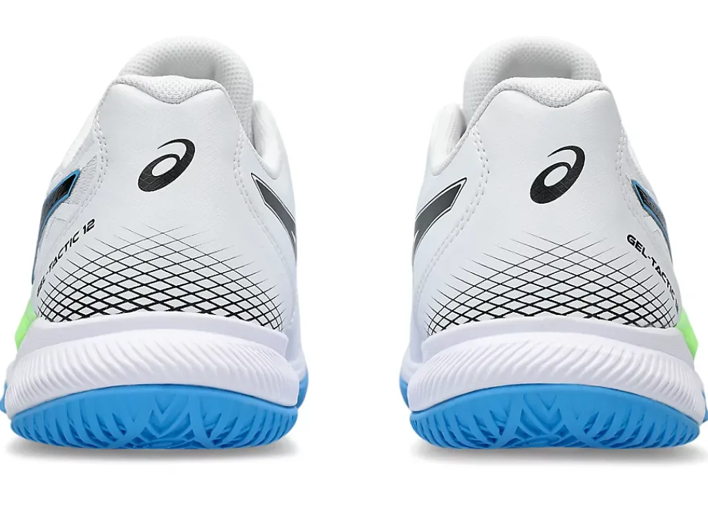 Squash & badminton|Handbal>ASICS GEL-TACTIC 12 White/Lime Burst