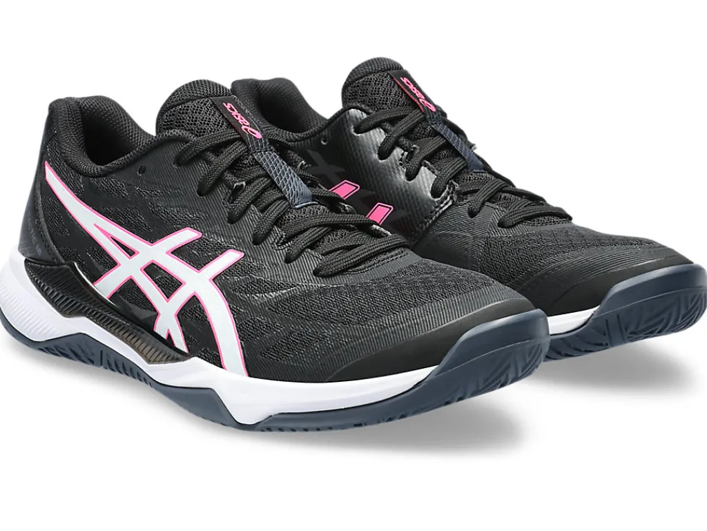 Netbal|Squash & badminton>ASICS GEL-TACTIC 12 Black/Hot Pink