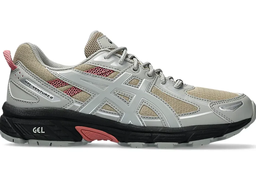 Urban Trail|Nieuw binnen>ASICS GEL-VENTURE 6 Wood Crepe/Seal Grey