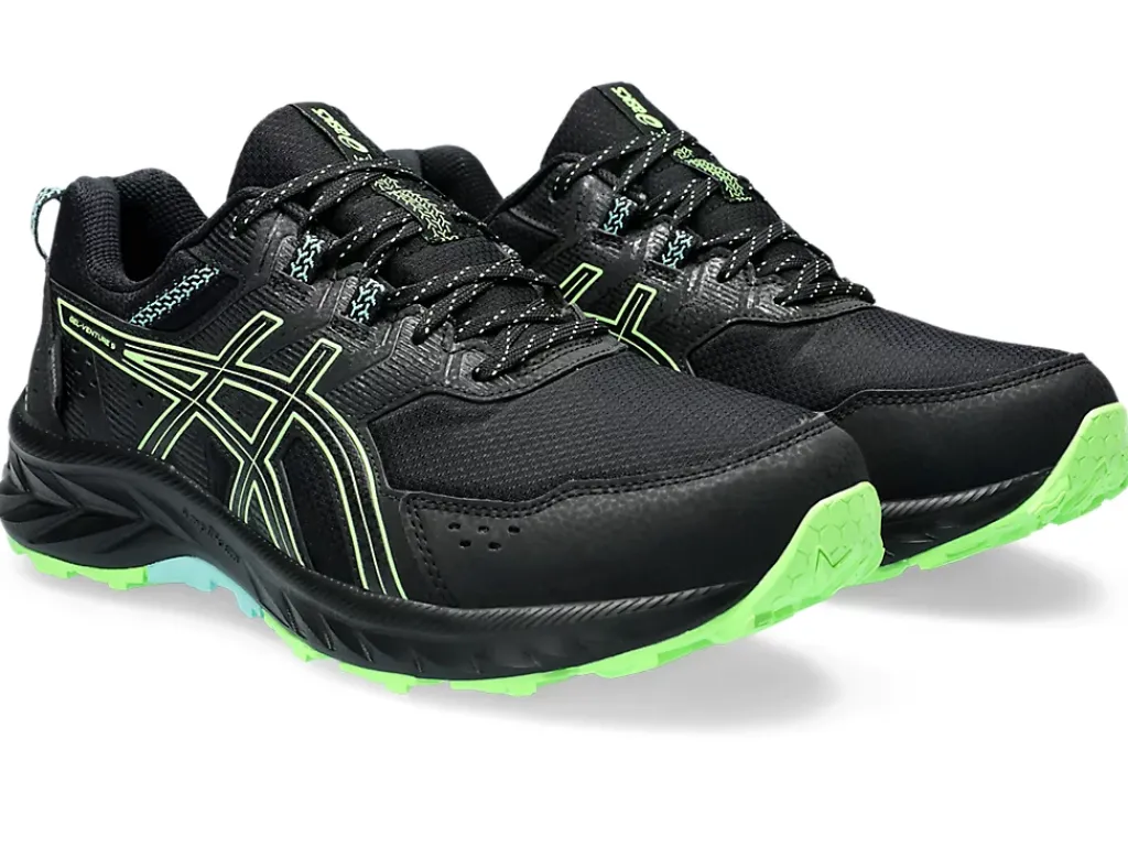 GEL-VENTURE™|Trail running>ASICS GEL-VENTURE 9 WATERPROOF Black/Illuminate Green