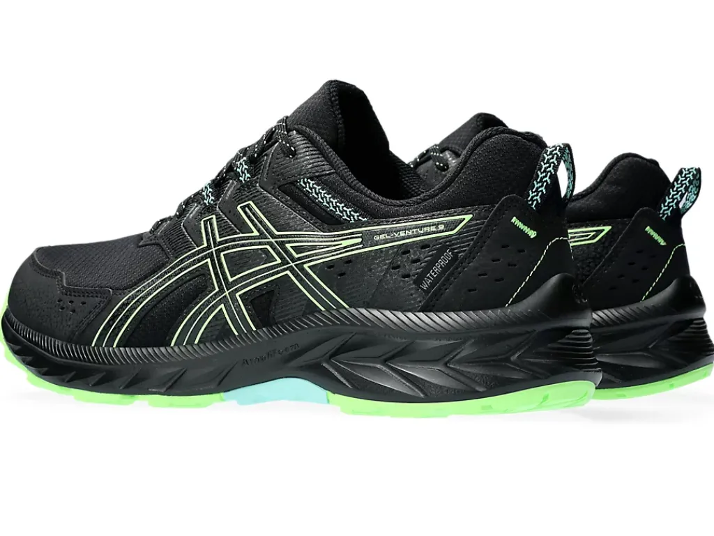 GEL-VENTURE™|Trail running>ASICS GEL-VENTURE 9 WATERPROOF Black/Illuminate Green