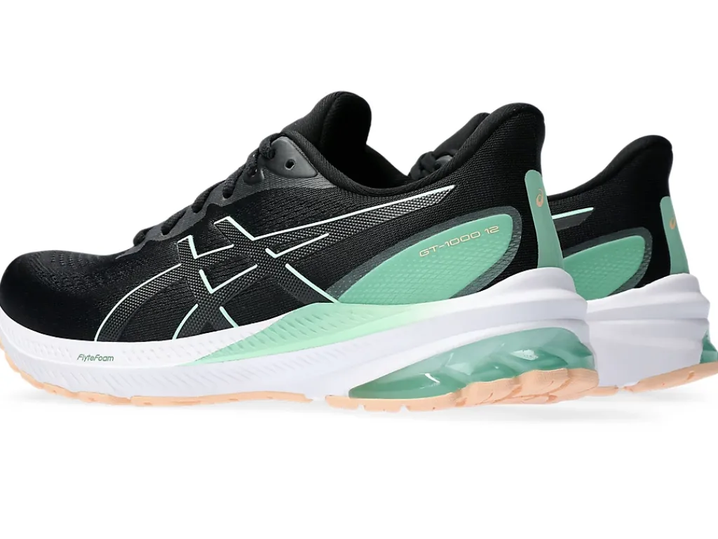 GT-1000™|Hardloopschoenen>ASICS GT-1000 12 Black/Mint Tint