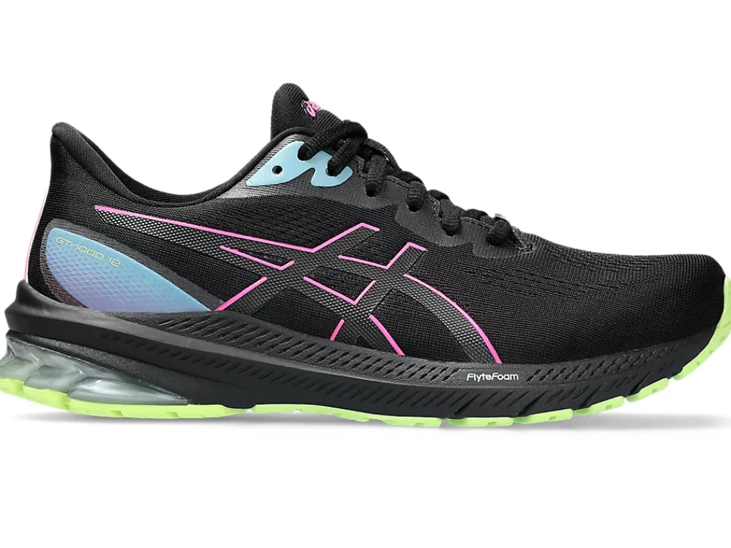 GT-1000™|Hardloopschoenen>ASICS GT-1000 12 GTX Black/Hot Pink