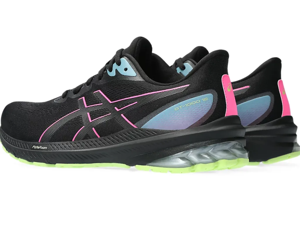 GT-1000™|Hardloopschoenen>ASICS GT-1000 12 GTX Black/Hot Pink