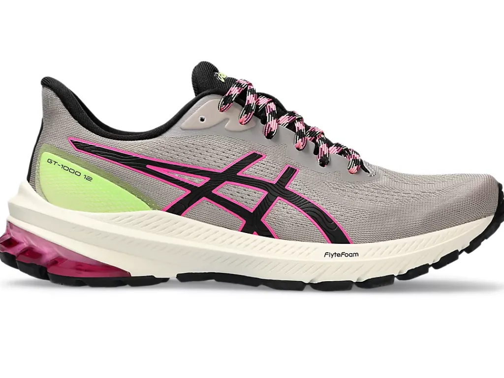 GT-1000™|Hardloopschoenen>ASICS GT-1000 12 TR Nature Bathing/Lime Green