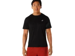 Kleding|Hardlopen>ASICS ICON SS TOP Performance Black/Carrier Grey