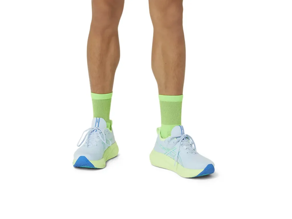 Hardlopen|Sokken>ASICS LITE-SHOW RUN CREW SOCK Lime Burst