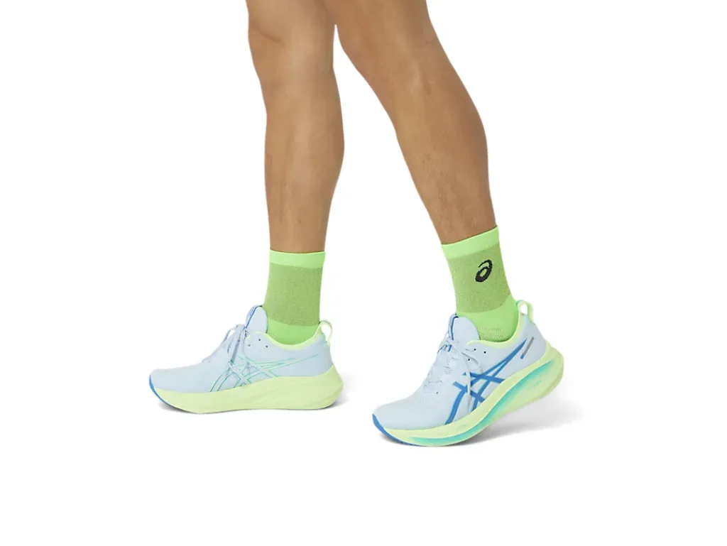 Hardlopen|Sokken>ASICS LITE-SHOW RUN CREW SOCK Lime Burst