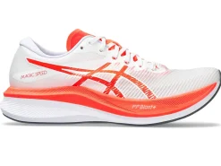 MAGIC SPEED™|Run faster>ASICS MAGIC SPEED 3 White/Sunrise Red
