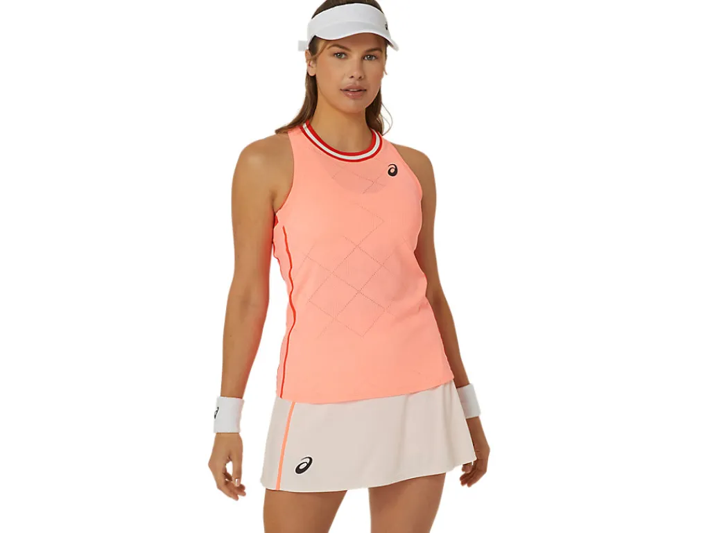 Kleding|Shirts met korte mouwen>ASICS MATCH ACTIBREEZE TANK Sun Coral