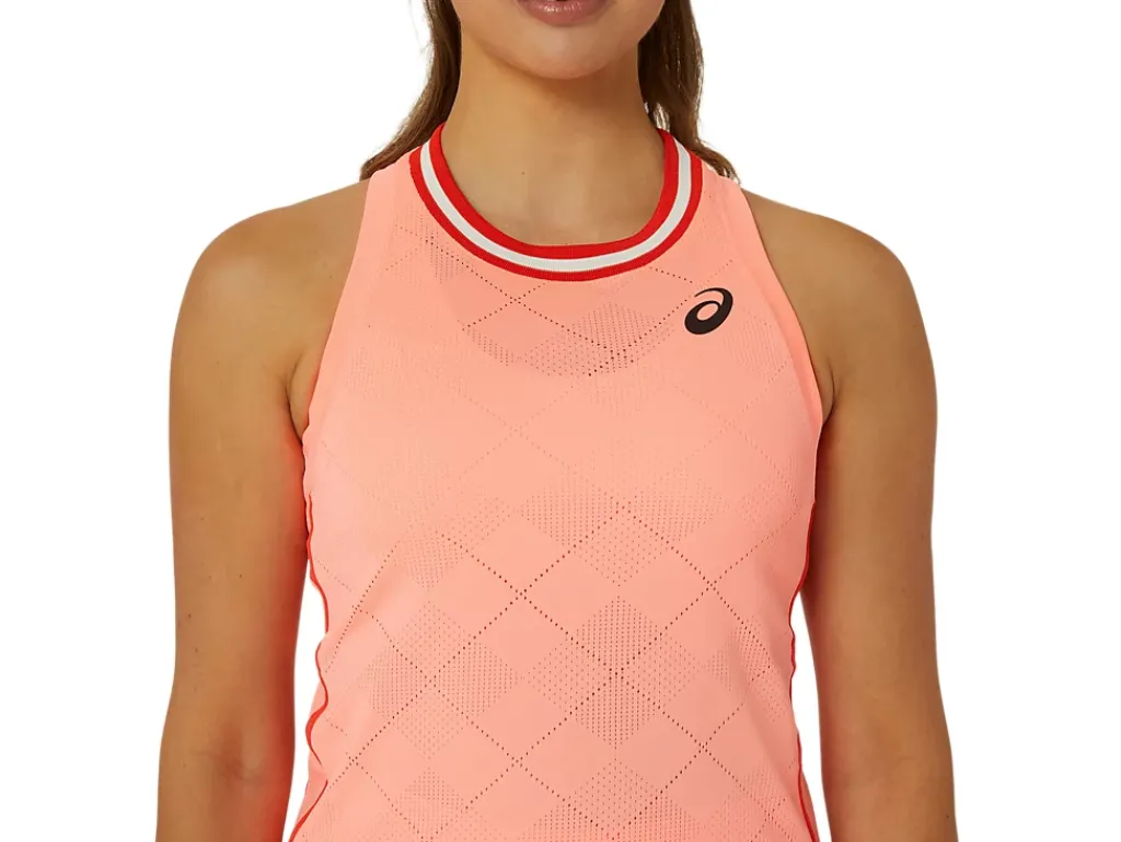 Kleding|Shirts met korte mouwen>ASICS MATCH ACTIBREEZE TANK Sun Coral