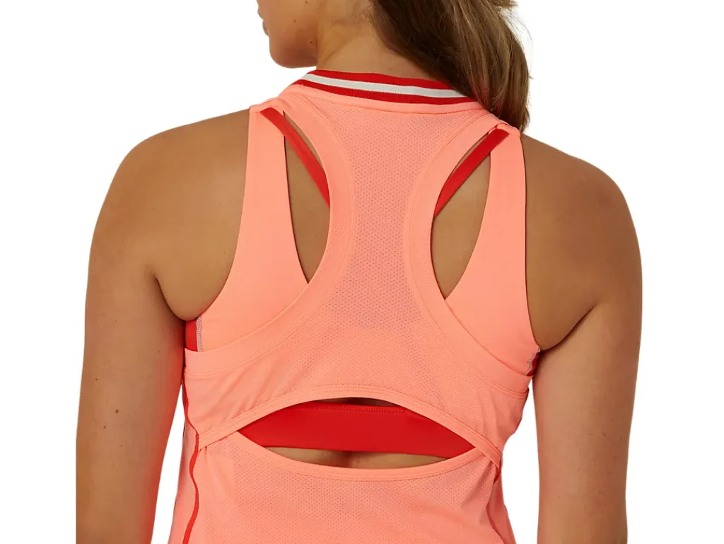 Kleding|Shirts met korte mouwen>ASICS MATCH ACTIBREEZE TANK Sun Coral